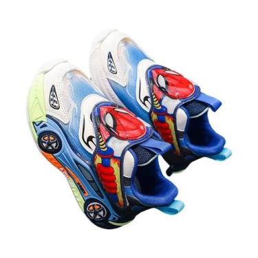 Imagem de Tênis Com Luzes LED Do Homem-Aranha Para Meninos, Sapatos Esportivos A