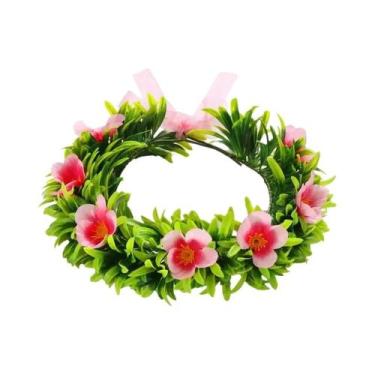 Imagem de Guirlanda Floral Moana Acessórios De Verão Para Crianças Fantasia De P