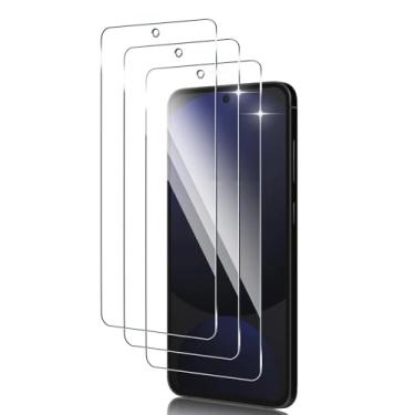 Imagem de 3 PCs de vidro temperado, para Samsung Galaxy S20FE S21FE S23FE S24FE, Filme de Vidro Protetor de Tela