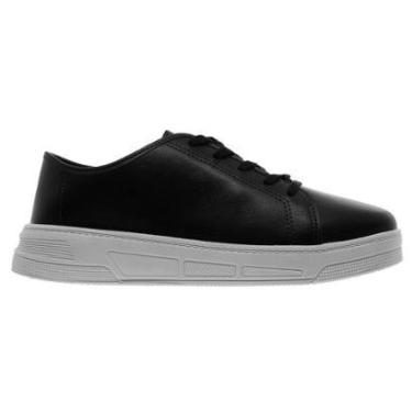 Imagem de Tênis Casual Feminina Moleca 5786.101 Preto-Feminino