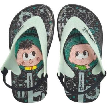 Imagem de Chinelo Dedo Infantil Baby Menino Borracha Turma Da Monica 26791-Masculino