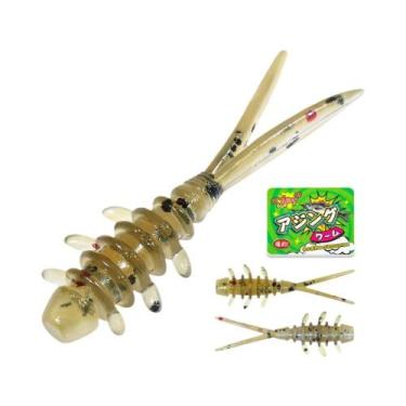 Imagem de Isca De Pesca Micro Worm De 25mm Em Madeira De Rosa TPR Flutuante De S