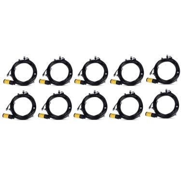 Imagem de Mangueira Nevoa Climatizadora Uni Sistema Irrigacao 10 Metros Kit 10 Uni Jardim Grama Quintal Plantas