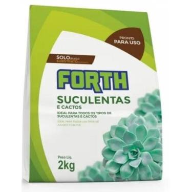 Imagem de Substrato Terra Especial Cactos Suculentas 2kg Forth Jardim