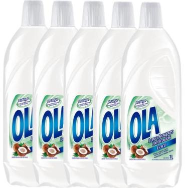 Imagem de Kit com 5 Lava Roupas Ola Coco 1L Cada