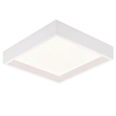 Imagem de Plafon Led 24W Stella Sobrepor Deep 25cm Recuado Branco 3000K STH20904