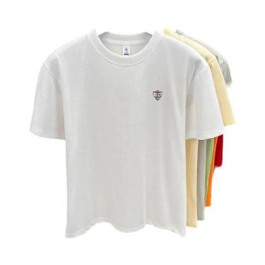 Imagem de Camiseta Masculina De Verão Com Estampa, Gola O, Casual, Streetwear, C