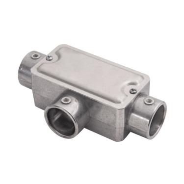 Imagem de Condulete Fixo 3/4 Tipo T Tramontina com Tampa e sem Rosca