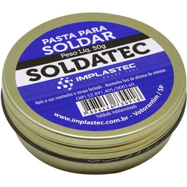 Imagem de Pasta para Soldar Soldatec 50g Eletrônica Implastec