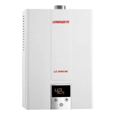 Imagem de Aquecedor de Água a Gás Natural GN Lorenzetti Lz 2000DE Branco