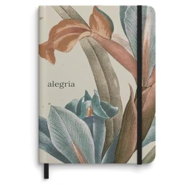 Imagem de Caderno A5 capa dura com pauta estilo minimalista, caderno de anotações tipo caderneta para estudo e trabalho, caderno capa dura para organização diária e uso profissional