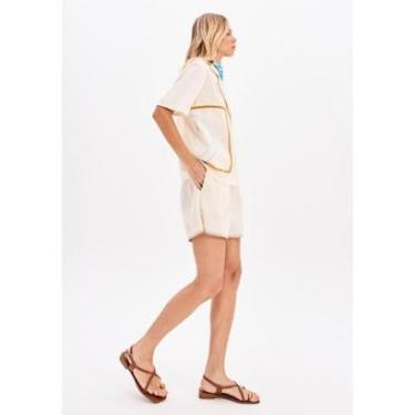 Imagem de Short Com Linho Smiley-Feminino