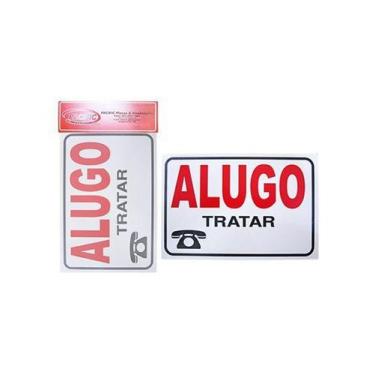 Imagem de Placa Indicativa Alugo 20x30cm - Pacific