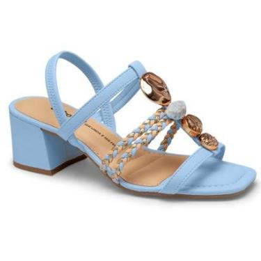 Imagem de Sandália Dakota Salto Bloco Grosso Elastico Y8211 Festa-Feminino