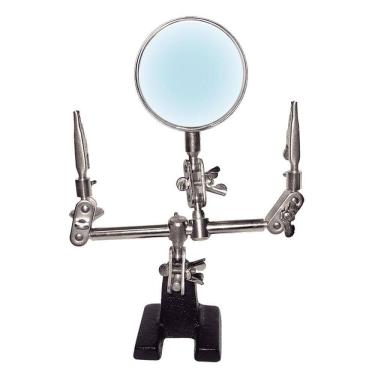 Imagem de Lupa Com Suporte E Pincas C- Aumento 3x Hikari Hls10