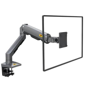 Imagem de Suporte ELG Profissional Gamer Ergonômico Multiarticulado de Mesa F5161B para Monitor 27” a 45” com Pistão a Gás Preto