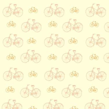 Imagem de Papel De Parede Amarelo E Bicicleta Autocolante Sala Quarto
