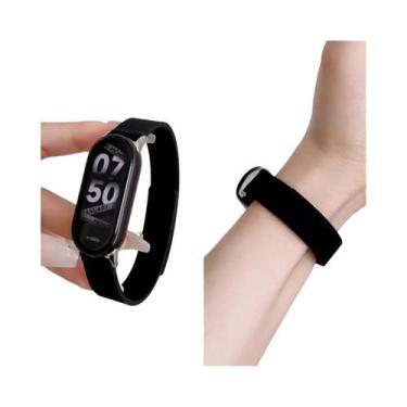 Imagem de Pulseira Magnética De Silicone Para Xiaomi Mi Band 10 9 8 - Acessório 