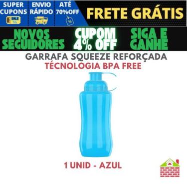 Imagem de Garrafa Squeeze 600ML para Agua, Academia, Esportes, e para personaliz