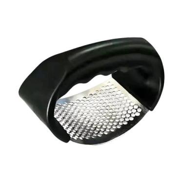 Imagem de Espremedor De Alho Manual Em Aço Inoxidável Curvo, Ferramenta De Cozin