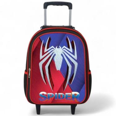 Imagem de Mochila Rodinha Masculina Infantil Escolar Reforçada Grande Criança - 