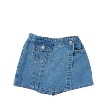Imagem de Shorts Saia Hering Infantil Jeans-Feminino