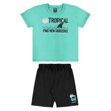 Imagem de Conjunto Camiseta e Bermuda Bee Loop, Verde, 8