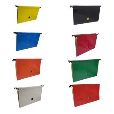 Imagem de Pasta Suspensa Colorida Caixa C/ 50 Unidades - TP Pastas, Verde Pastel