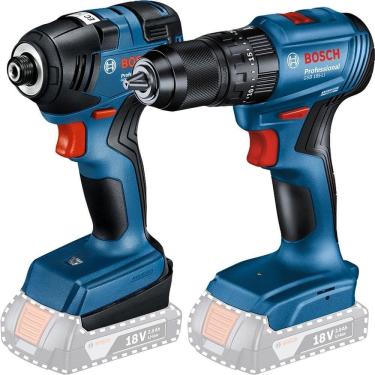 Imagem de Parafusadeira Furadeira Impacto Chave Impacto Gsb 185li Gdr 18v-200 Maleta Alumínio 0615a0025x Bosch Ostenvonder