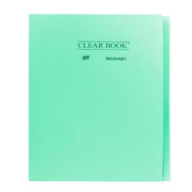 Imagem de Pasta Cátalogo A4 com 20 Sacos Envelopes Yes Tons Pastéis, Azul