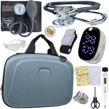 Imagem de Kit Enfermagem Maleta Completo Super Luxo + Monitor Glicose - Love Sau