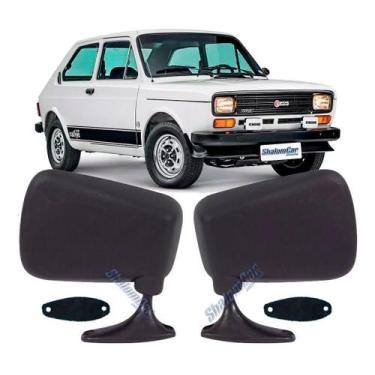 Imagem de 2 Espelho Retrovisor Fiat 147 Panarama Europa Spazio 77 a 84 - SHALOMC