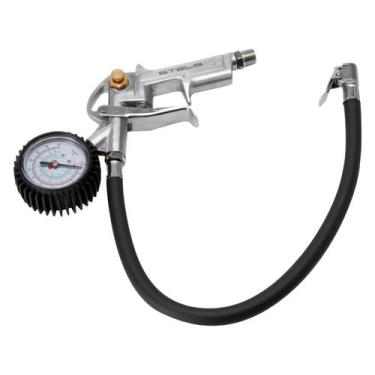 Imagem de Calibrador de Pneu com Manômetro 220 lb Encaixe Rosca 1/4" NPT Stels, 