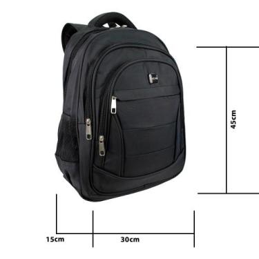 Imagem de Mochila Escolar Notebook Executiva Adulto Masculina Feminina Bolsa Res