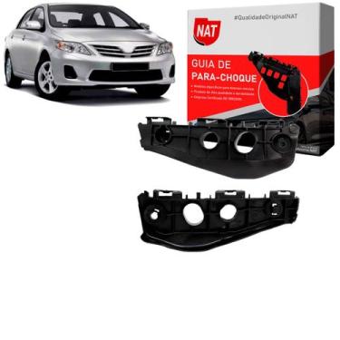 Imagem de Suporte Guia Parachoque Corolla 2012  Até 2014 Dianteiro - Nat, Lado D