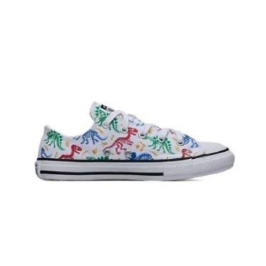 Imagem de Tênis Converse Chuck Taylor All Star Dino - Infantil - Branco-Unissex