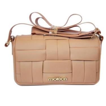 Imagem de Bolsa Moleca Feminina Média PVC Tramada Transversal 50041.1-Feminino