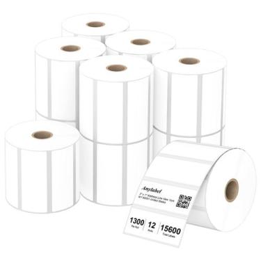 Imagem de Etiquetas Térmicas Diretas Anylabel 3x1cm - Compatíveis com Impressora