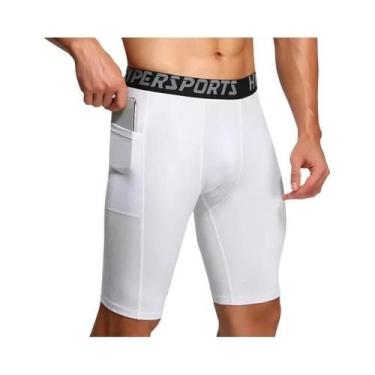 Imagem de Shorts De Compressão Masculinos Para Corrida, Roupas Esportivas De Ver