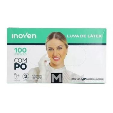 Imagem de Luva Descartável Látex Procedimento com Pó Tam M 100unid - Inoven