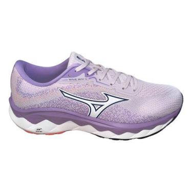 Imagem de Tênis Mizuno Wave Way 4 Feminino Cod: 17189, Lilás, 34 BR