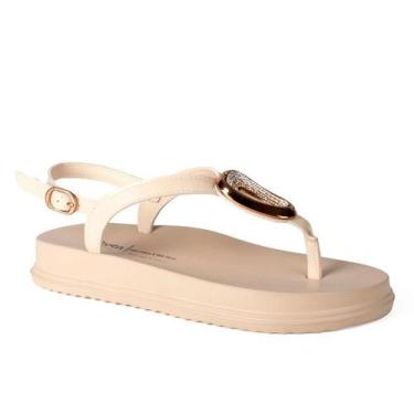 Imagem de Sandália Feminina Dakota Plataforma Pedra Casual Db571, Tule, 36