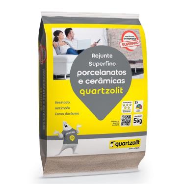 Imagem de Rejunte Antimofo para Porcelanatos e Cerâmicas 0110.00023.0030FD Textura Superfina Marfim Quartzolit