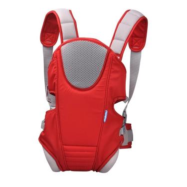 Imagem de Canguru para Bebê Confort Line Ergonômico com Cinta Lombar e Babador Vermelho Tramontina