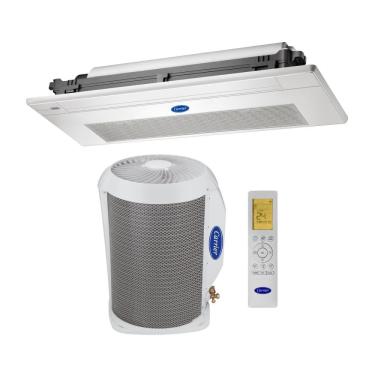 Imagem de Ar Condicionado Split Cassete 1 Via Inverter Carrier 12.000 BTUS Quente e Frio 220V 40KVQOF12C5