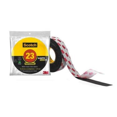 Imagem de Fita Isolante 3m Auto Fusão Scotch 23 + 19mm x 5m