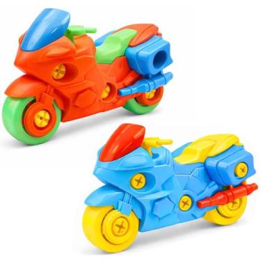 Imagem de 2 Motos Pedagógicas de Montar desmontar com Ferramentas para Coordenaç