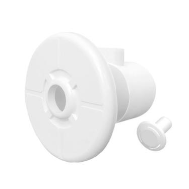 Imagem de Jato Hidromassagem Piscina de Alvenaria ABS 50MM Branco Brustec Lazer