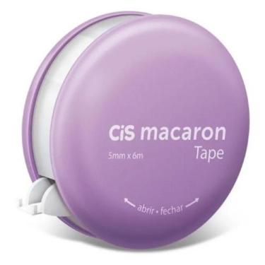 Imagem de Corretivo em Fita Macaron 5mm x 6m - CiS, Lilás