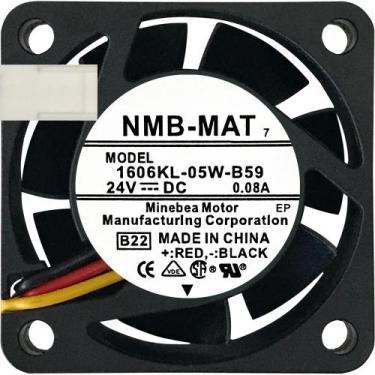 Imagem de Cooler 1606KL-05W-B59 24V 0.08A 1.92W 3L 3P 40X40X15MM B2 - NMB-MAT